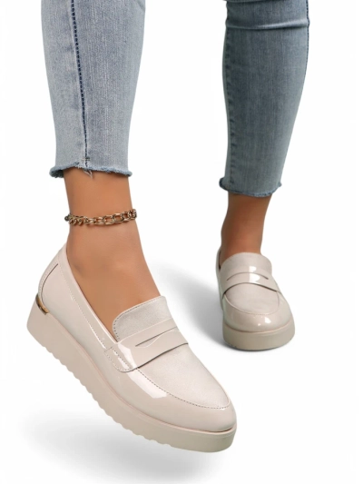Mocassins Patents Royalfashion pour Femmes Afidale