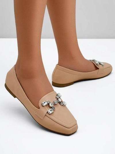 Mocassins Royalfashion pour femmes avec des strass Lecilla