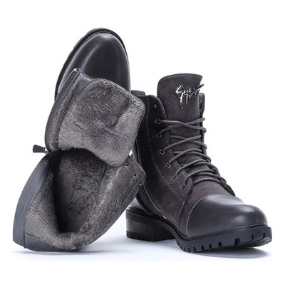 Sacs gris avec zircons Cali - Chaussures 1