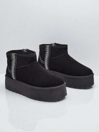 Bottes courtes de style bottes de neige pour femmes Althea