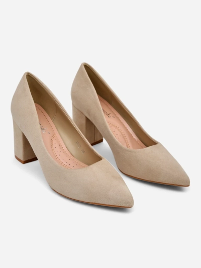 Royalfashion Escarpins à talons en suédine éco pour femmes Ugandes