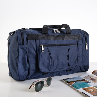 Sac de voyage bleu foncé avec poches - Sacs à main