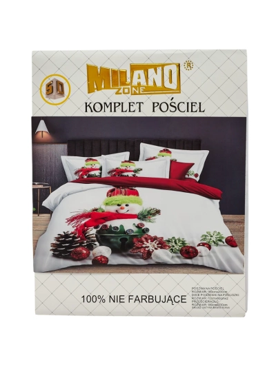 Royalfashion Linge de lit de Noël 160x200 ensemble 4 PIÈCES