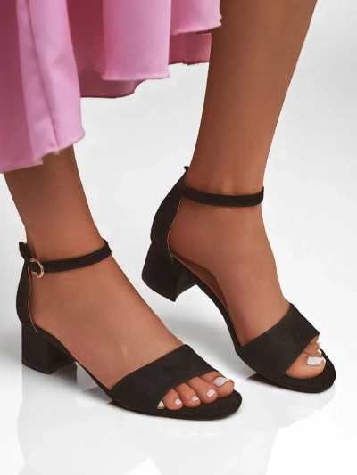 Royalfashion Sandales à talons bas SoftHeels pour femmes