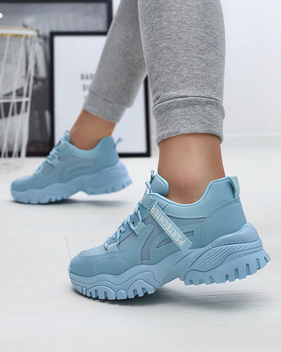 Chaussures de sport bleues pour femmes Evilpo- Footwear