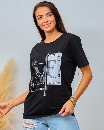 Royalfashion T-shirt imprimé pour femme