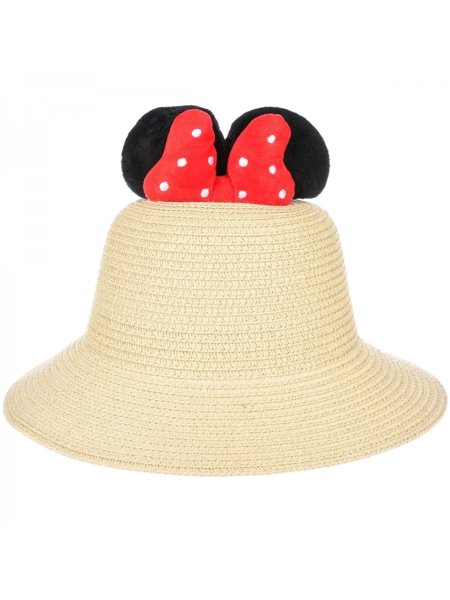 Royalfashion Chapeau de paille pour enfants Chapeau de paille Mickey
