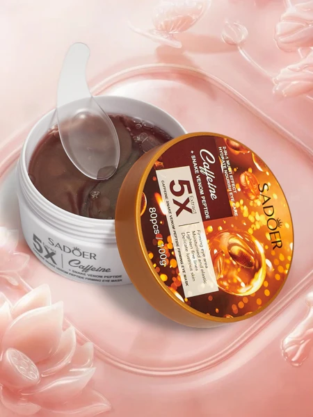 Patchs pour les yeux en gel à la caféine - réduisent les signes de fatigue