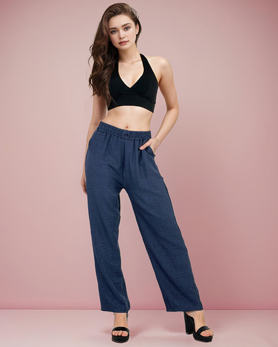 Royalfashion Pantalon large pour femme