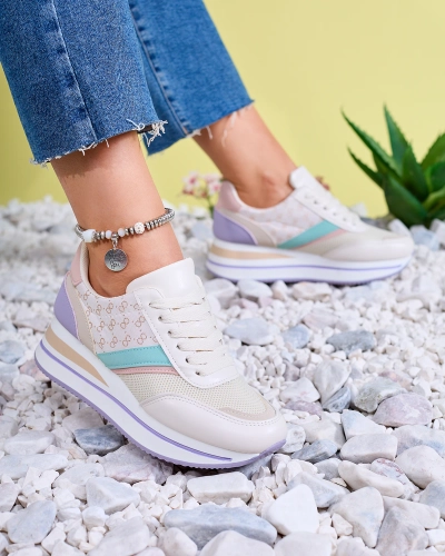 OUTLET Royalfashion Chaussures de sport à plateforme Dynamic Diva pour femmes