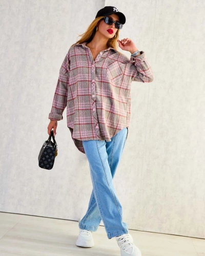 Royalfashion Chemise à carreaux pour femme