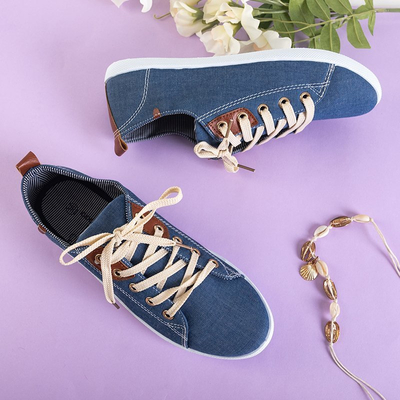OUTLET Baskets à lacets bleues pour femmes de Sindri - Chaussures