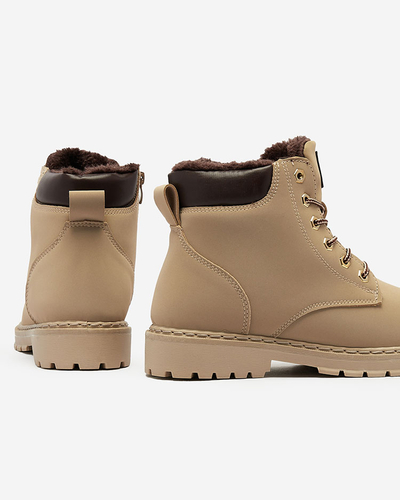 Royalfashion Trappeurs Effenbe gris-beige pour homme