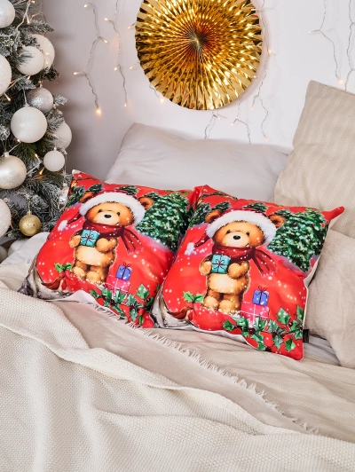Royalfashion Taie d'oreiller décorative de Noël
