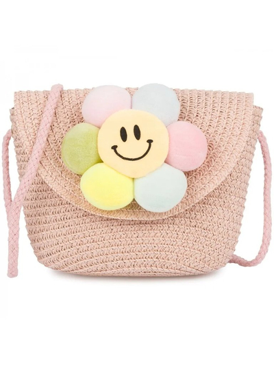 Royalfashion Petit sac en paille pour enfants Sac en paille Daisy