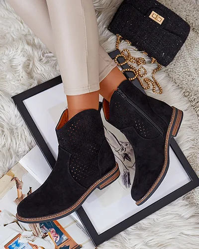 Royalfashion Bottes ajourées Toffas pour femme