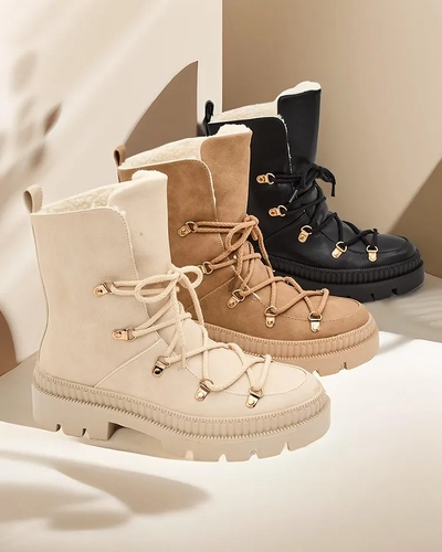 Bottes de neige à lacets pour femmes Royalfashion Lorii