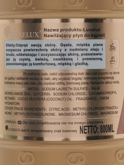 Gel douche Luxelux Bright Embellish 800 ml
