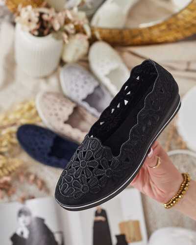 Royalfashion Demi-pointes à talon bas pour femme Dellio