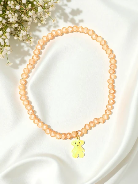 Royalfashion Bracelet pour femmes avec pendentif ourson
