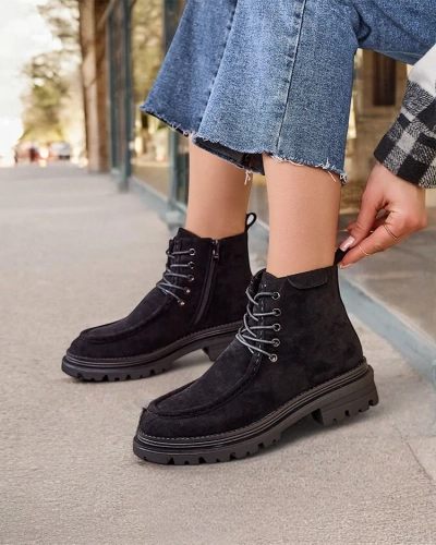 Bottines à lacets pour femmes Royalfashion Rullose