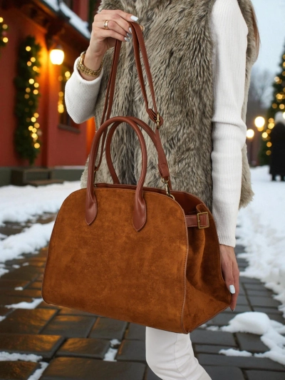 Sac à main shopper pour femmes en éco-daim Dorelle