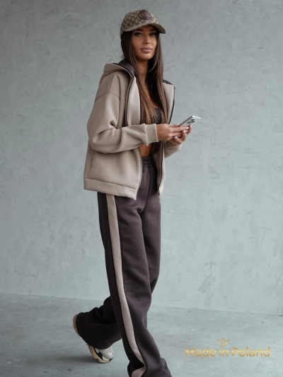 Royalfashion Ensemble de survêtement en coton pour femmes