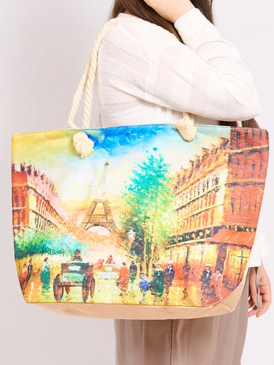 Royalfashion Grand sac en tissu avec impression