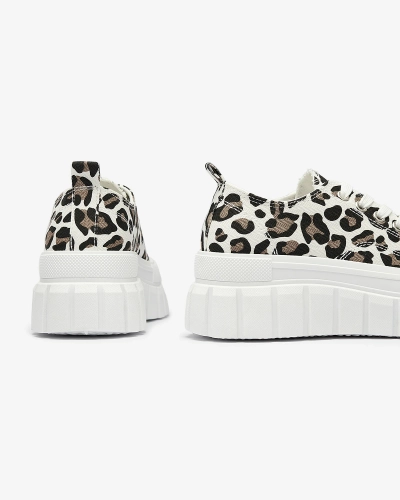 OUTLET Baskets compensées à motifs pour femme Ziratia - Chaussures