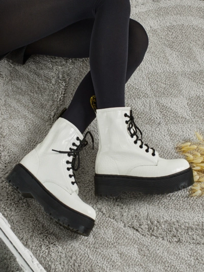 Bottines worker pour femmes avec gaufrage Arvessa