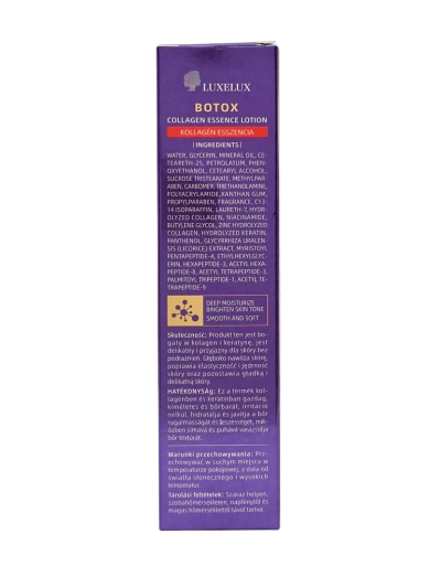 Luxelux Collagenius Essence Lotion – Lotion corporelle nourrissante avec collagène
