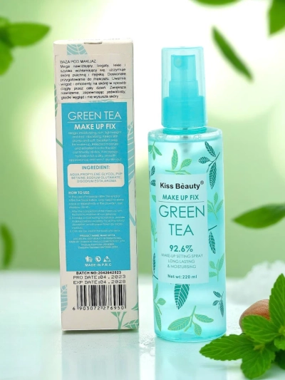 Kiss Beauty Spray fixateur de maquillage au thé vert