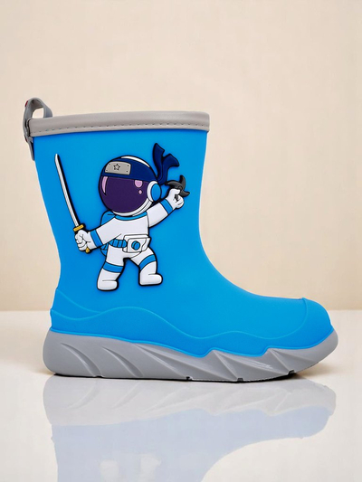 Royalfashion Bottes de pluie pour enfants avec cosmonaute Cosmos Boy