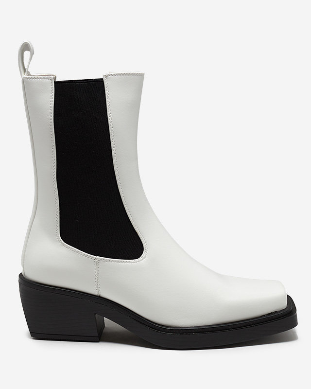 Bottines à enfiler blanches pour femmes Darran - Footwear