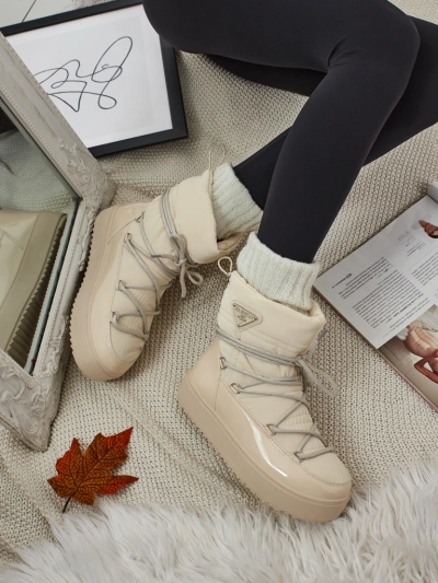 Bottes de neige pour femmes a'la avec fourrure Lysmora