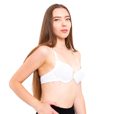 Soutien-gorge push up femme blanc sans fermeture - Sous-vêtements