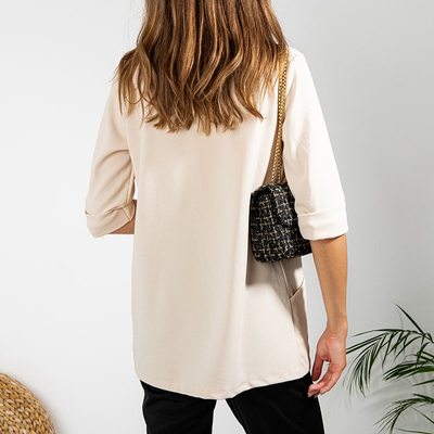 Cape beige sans fermeture pour femme - Vêtements