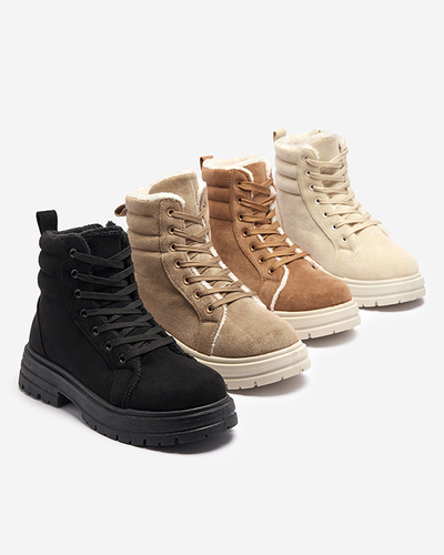 Bottes de trappeur isolées pour femmes en colozre noir Tivica - Footwear