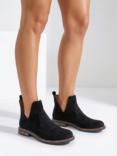 Royalfashion Bottes eko en daim Ovilla pour femme