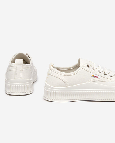 OUTLET Baskets blanches pour femmes Scola-Shoes