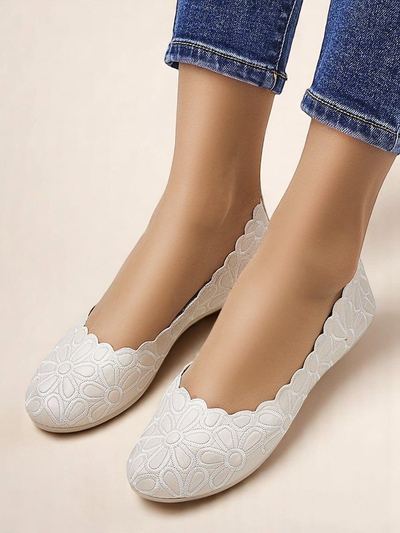 Royalfashion Ballerines florales pour femmes Magerro