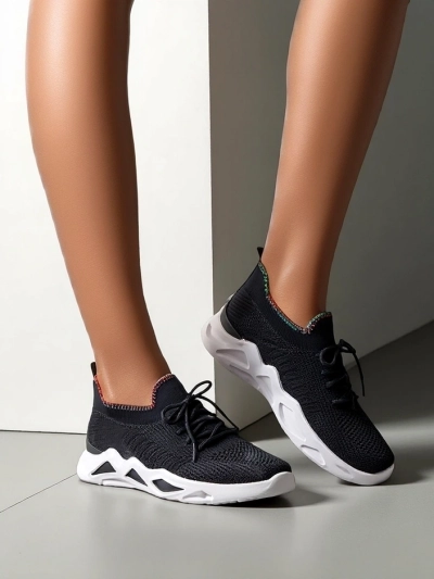 Chaussures de sport en tissu slip-on pour femmes Royalfashion Terrifa