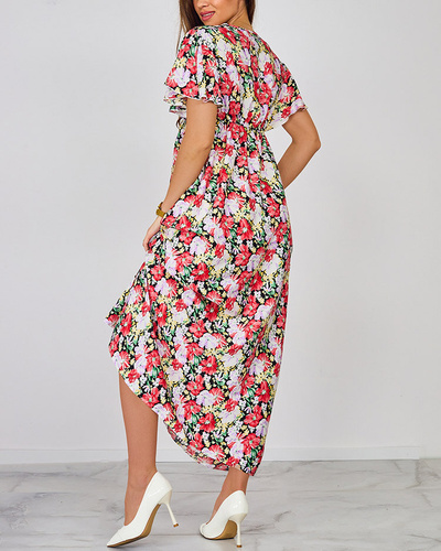 Royalfashion Robe midi à fleurs pour femme