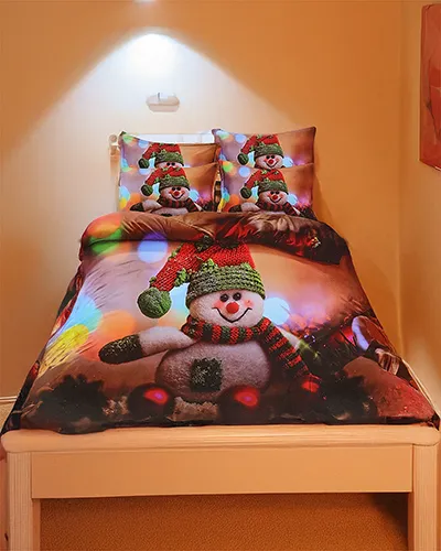 Ensemble de literie Noël Royalfashion 160x200 complet 3 PARTIES