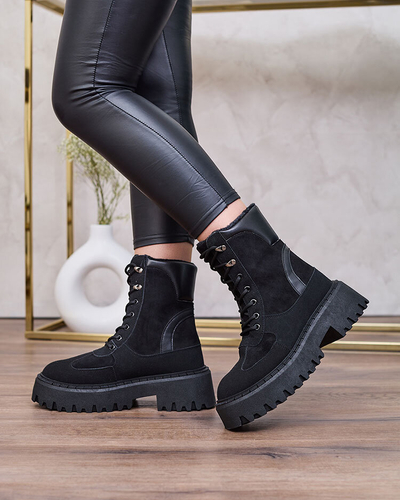 Royalfashion Bottes à lacets Macnev pour femmes