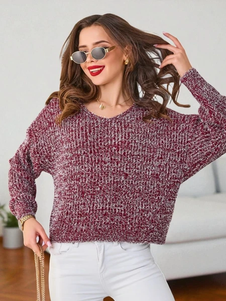 Pull femme Royalfashion avec fil brillant