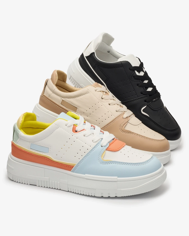 Baskets de sport pour femme en marron clair Hellar - Chaussures