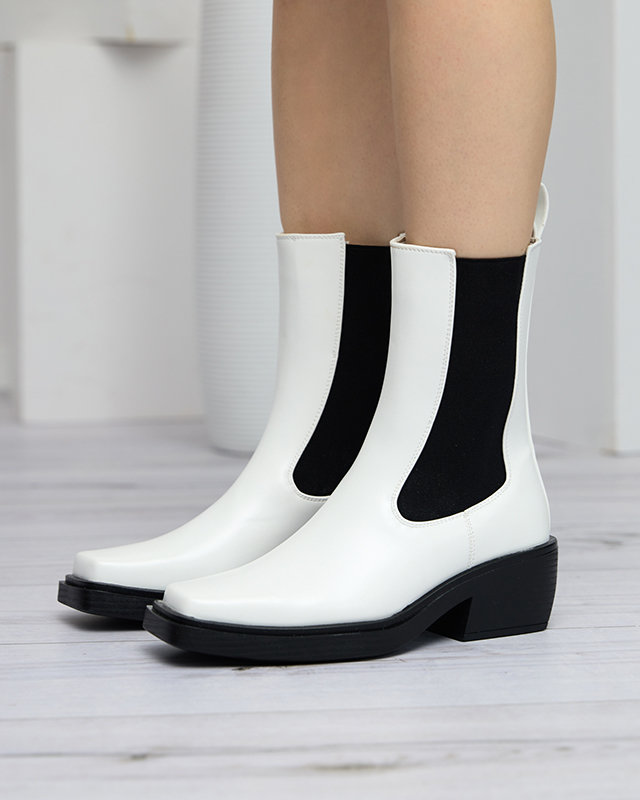 Bottines à enfiler blanches pour femmes Darran - Footwear