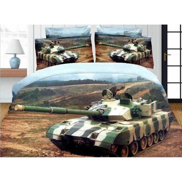 Parure de lit 140x200 4 pièces - Linge de lit