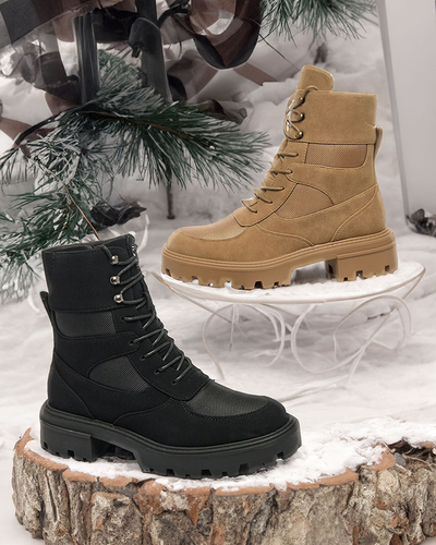 Royalfashion Bottes à lacets Hovienta pour femme